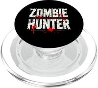 Zombie Hunter Blood Splatter Typography PopSockets PopGrip for MagSafe