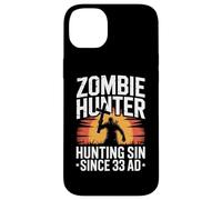 Zombie Hunter Hunting Sin Since 33 AD Crusader Case for iPhone 14 Plus