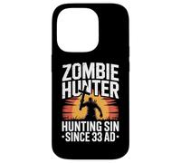 Zombie Hunter Hunting Sin Since 33 AD Crusader Case for iPhone 14 Pro