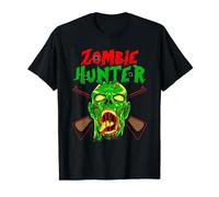 Zombie Hunter T-Shirt Halloween Scary Horror Costume Gift