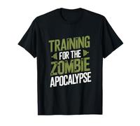 Zombie Hunter Undead Apocalypse Horror Fun Workout T-Shirt