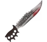 Zombie Killer' Black Slayer Knife Toy Weapon (Pack of 1) - Eye-Catching Design, Perfect for Halloween, Cosplay, & Thrilling Zombie Hunting Adventures