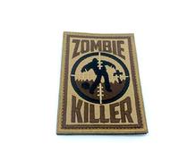 Zombie Killer Embroidered Airsoft Paintball Patch (Brown)