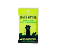 Zombie Kittens Expansion Pack by Exploding Kittens - 2-5 Players - Ages 7+ - 15 Minutes to Play - Original Game Required - Party Game, Family Game Ni