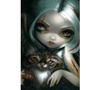 Zombie Kitty by Jasmine Becket-Griffith Hardback Journal, A Gothic Fairytale Composition Book with 120 ruled Pages for Teens & Adults, for school, office or home