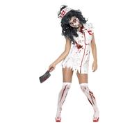 Zombie Ladies Costume Adults Halloween Fancy Dress Nurse Nun Cheerleader