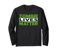Zombie Lives Matter T-Shirt Halloween Shirt Witch Shirt Long Sleeve T-Shirt