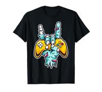 Zombie Mano Cornuta Corna Hand Sign T-Shirt