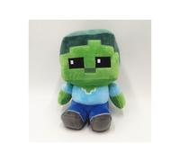 (zombie) Minecraft Plush 8-in Pig Character Doll, Soft, Collectible Gift for Fans Age 3 and Older