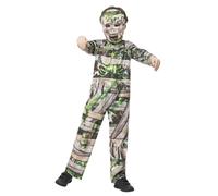Zombie Mummy Costume Kids Halloween Egyptian Fancy Dress Outfit Boys Girls