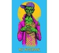 Zombie Notebook: 6x9 100 Pages, Planner, Lined College Ruled Paper, Diary, Matte Finish Cover, Journal