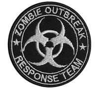 Zombie Outbreak Iron On Patch Sew On Patch Embroidered Patch/Badge for Clothes Shirts Jeans etc
