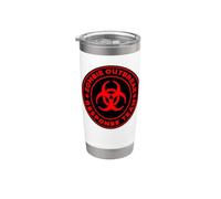 Zombie Outbreak Response Team Funny Zombie Apocalypse Stainless Steel Insulated Tumbler