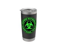 Zombie Outbreak Response Team Funny Zombie Apocalypse Stainless Steel Insulated Tumbler