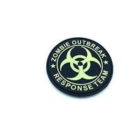 Zombie Outbreak Response Team Glow In The Dark Airsoft Paintball Morale PVC Patch