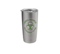Zombie Outbreak Response Team Halloween Apocalypse Gas Mask Stainless Steel Insulated Tumbler