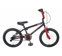 Zombie Plague 18 Inch Kids BMX Bike - Black/Red