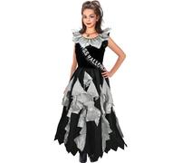 Zombie Prom Queen Dress Bristol Novelty Black 11-13 Years