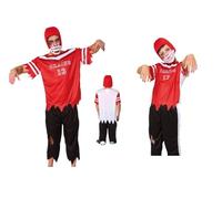 Zombie Rugby Player Costume - One Size Adult - Various Sizes for Kids (Child, Size 7/9 Years)