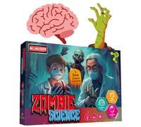 Zombie Science Activity Kit For Kids - Fun Educational Experiment Set Includes Make Your Own Decaying Brain Creepy Hand Slime Arts Crafts Kids Birthday Presents Girls Boys STEM Toy - Electoys