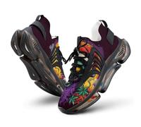 Zombie Smoking Weeds Men's Running Shoe 11men（EUR45）
