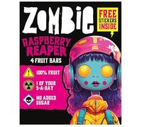 Zombie Snack Bars Multipack 4 x 25g | Assorted Flavour Range Variety Pack | Quick Grab Healthy Snack | Travel & Office Snack Pack (Zombie Raspberry Fruit Snack Bar Multipack 4x25g)