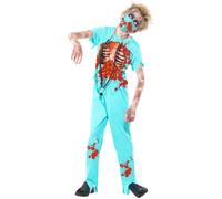Boys Zombie Surgeon Halloween Childrens Fancy Dress