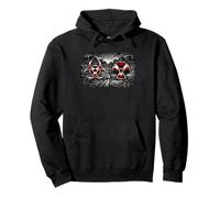 Zombie Survival Barricade City Design Pullover Hoodie