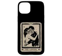 Zombie Tarot Card The Lovers funny halloween couple graphic Case for iPhone 15 Plus