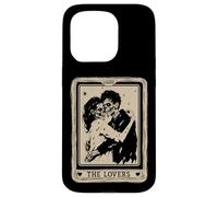 Zombie Tarot Card The Lovers funny halloween couple graphic Case for iPhone 15 Pro