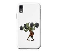 Zombie Weightlifting Undead Gym Workout Humor Case for iPhone XR