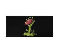 Zombie1 Hand Holding Football Large Gaming Mouse Pad with Stitched Edges Non-Slip Long Desk Pads for Office Home Keyboard