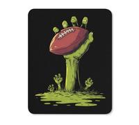 Zombie1 Hand Holding Football Square Soft Gaming Mouse Mat Non-Slip Mousepad for Desk Laptop Computer Home