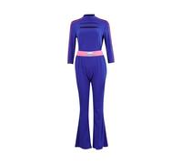Zombies 4 Dress Cheerleading Costume Kids Girls Cos Fancy Dress up Casual Top*1+Pants*1 Cosplay Clothes Halloween Party Gift A01 110（3-4Y