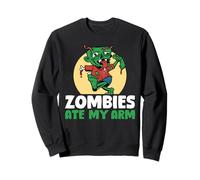 Zombies Ate My Arm Halloween Arm Replacement Surgey Sweatshirt