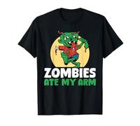Zombies Ate My Arm Halloween Arm Replacement Surgey T-Shirt