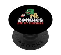 Zombies Ate My Cupcakes Lover Halloween PopSockets Adhesive PopGrip