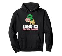 Zombies Ate My Donut Lover Halloween Pullover Hoodie