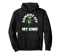 Zombies Ate My Knee Halloween Knee Replacement Surgey Pullover Hoodie