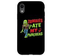 Zombies Ate My Pancreas T1D Type 1 Diabetes Girls Kids Boys Case for iPhone XR