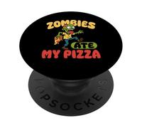 Zombies Ate My Pizza Halloween PopSockets Adhesive PopGrip