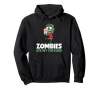 Zombies Ate My Popcon Lover Halloween Cinema Pullover Hoodie