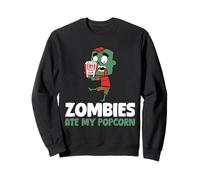 Zombies Ate My Popcon Lover Halloween Cinema Sweatshirt