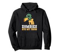 Zombies Ate My Tacos Lover Halloween Mexican Pullover Hoodie