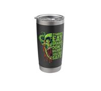 Zombies Eat Brains Don't Worry You're Safe Stainless Steel Insulated Tumbler