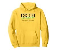 Zombies Eat Brains | Don't Worry You're Safe Tee Halloween Pullover Hoodie