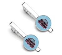Zombies Eat Brains Silver Tie Clip Suit Accessories for Men Necktie Bar Set Pin Business Wedding