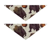 Zombies with Pumpkins Dog Neckwear Wear Resistant and Set of 2 for a Gift Pets Various Sizes 25 1 × 9 8in