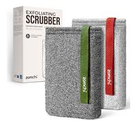 ZOMCHI Body Scrubber, 2 Pack Exfoliating Body Scrubber for Shower and Bath, Large Exfoliator Tool to Remove Dead Skin, Body Sponge for Women & Men (Grey)