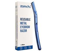 ZOMCHI Dermaplane Razor, Eyebrow Razor and Face Razors for Women & Men, Reusable Eyebrow Trimmer, Eyebrow Shaver with Protective Silicone Cap - Matte Blue